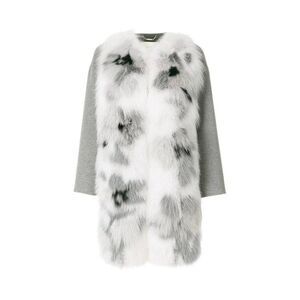 Fendi Fur Trim Cashmere Coat Women